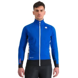 Varm treningsjakke Sportful Apex Jacket 2024 lys blå / hvit